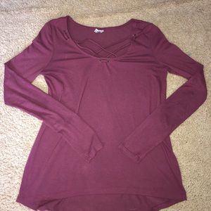 Mudd long sleeve tee women’s xs